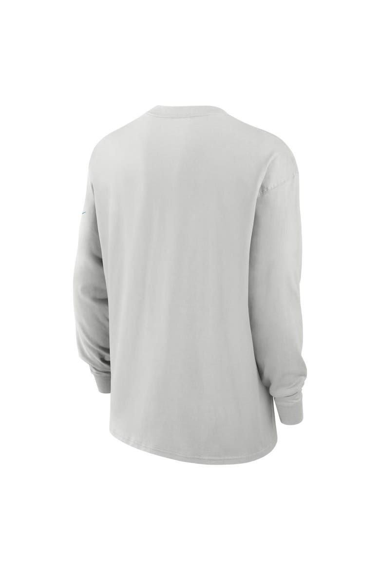 Men's Nike Gray Detroit Lions Essential Heavy Max90 Long Sleeve T-Shirt, Alternate, color, Gray