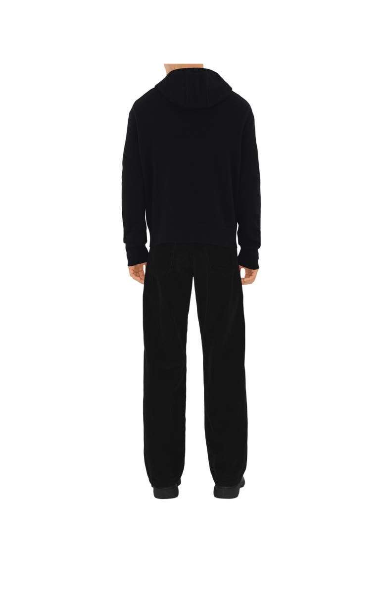 Burberry B Shield Wool Blend Hoodie, Alternate, color, 