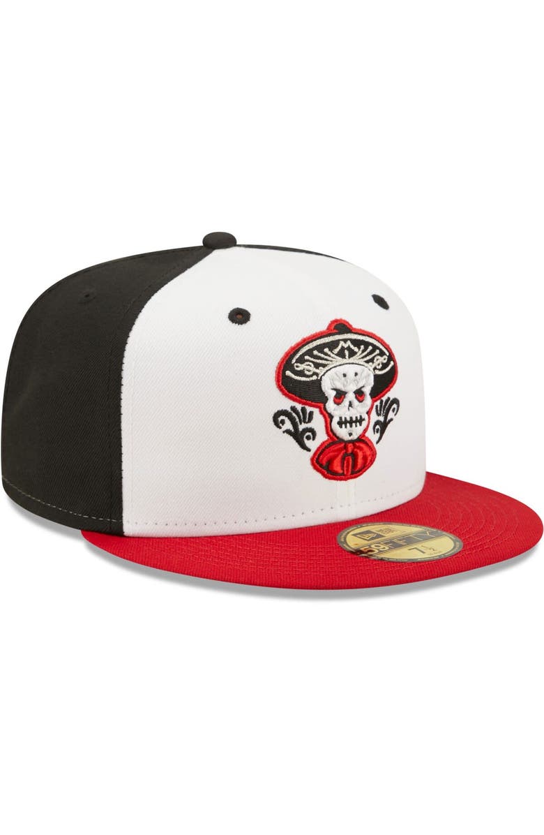 New Era Men's New Era White/Red Mariachis de Nuevo México Copa De La Diversion 59FIFTY Fitted Hat, Alternate, color, 