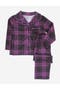 selected Plaid Purple & Gray