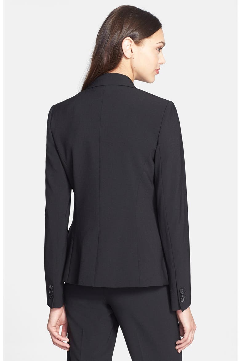 'Gabe B.' Stretch Wool Blazer, Alternate, color, BLACK