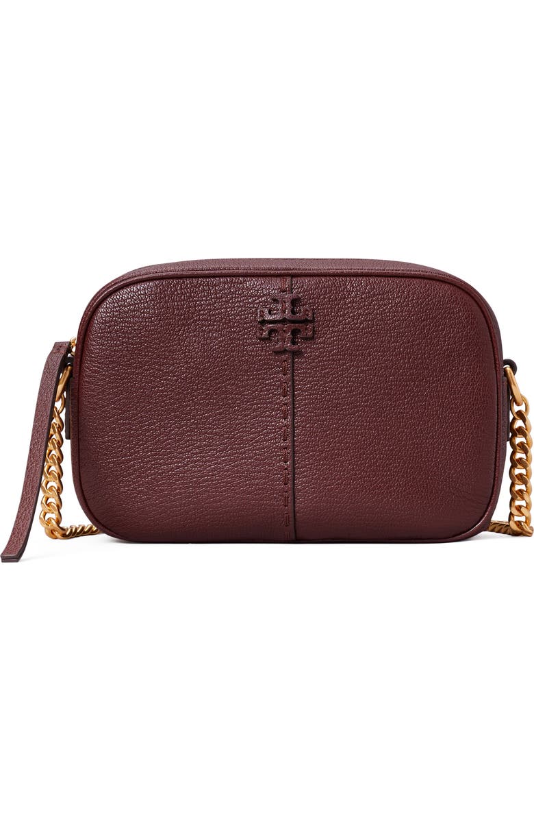 Tory Burch McGraw Leather Camera Bag, Main, color,