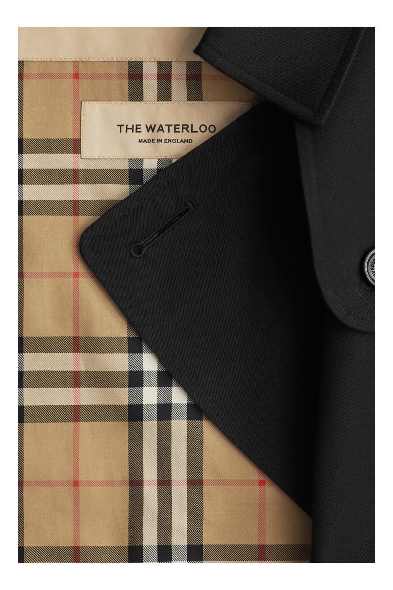 Long Waterloo Heritage Trench Coat, Alternate, color, Black