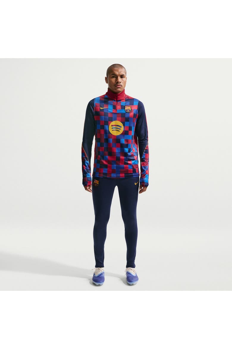 Men's Nike Red Barcelona 2026/27 Strike Drill Quarter-Zip Long Sleeve Top, Main, color, Red