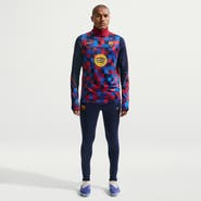 Nike Men's Nike Red Barcelona 2026/27 Strike Drill Quarter-Zip Long Sleeve Top