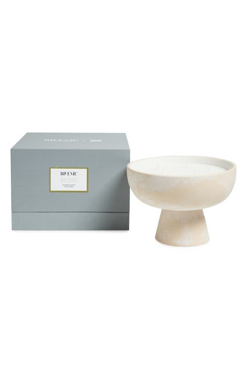 Blueme Balance Giant Ceramic Candle In White