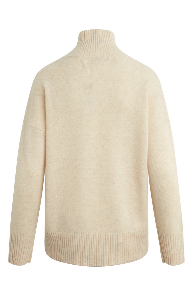 Favorite Daughter The Maddie Turtleneck Cashmere Sweater, Alternate, color, Oatmeal