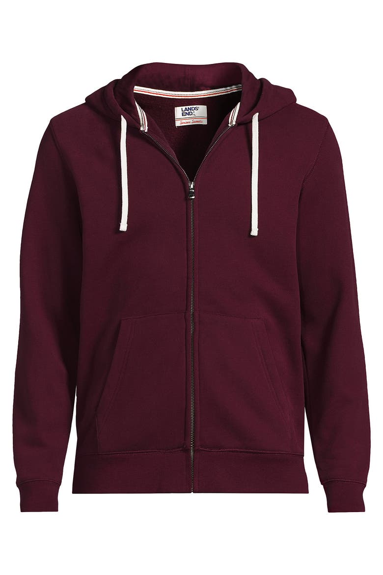 Long Sleeve Serious Sweats Full Zip Hoodie, Alternate, color, Rich Burgundy
