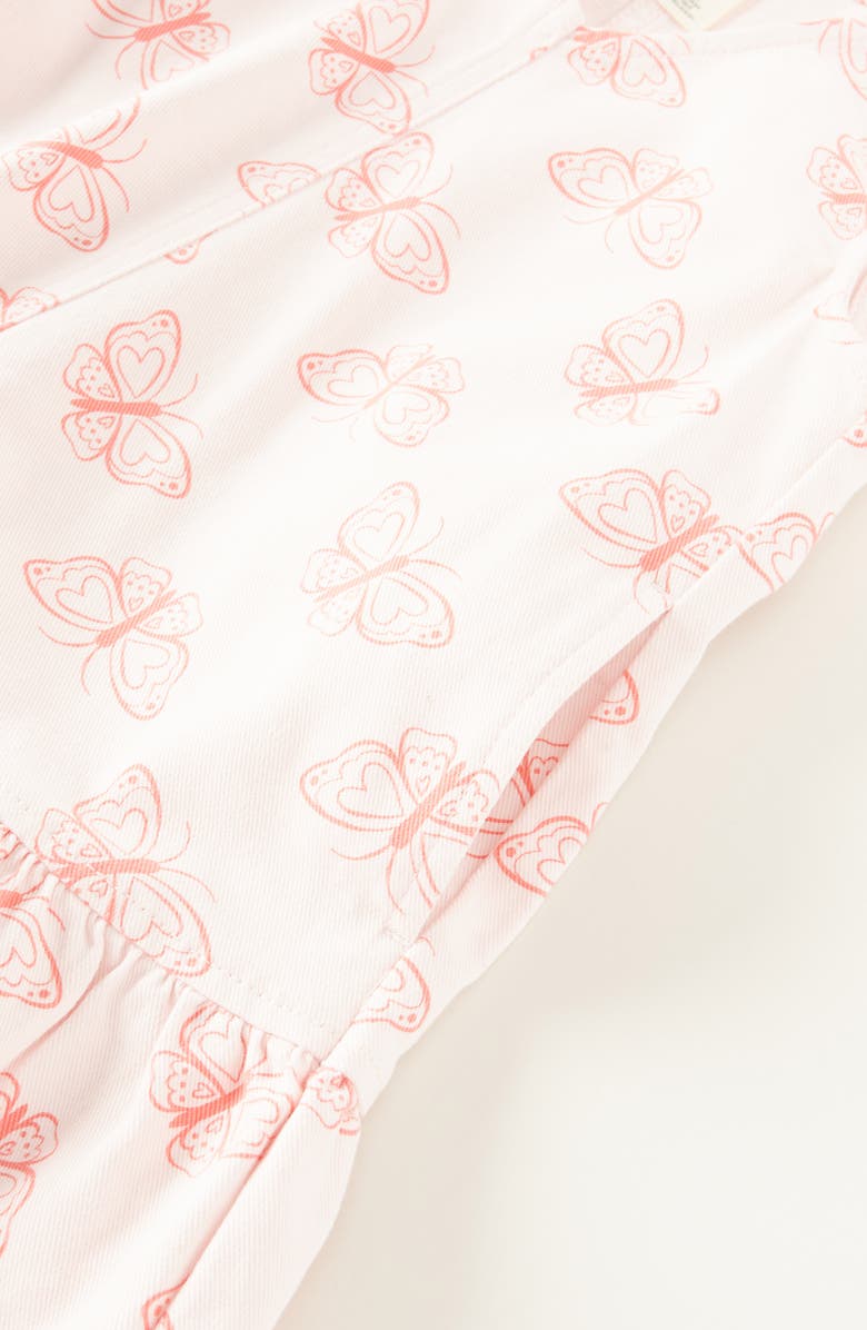 Tucker + Tate Kids' Butterfly Denim Drop Waist Dress, Alternate, color, Pink Balm Simple Butterflies