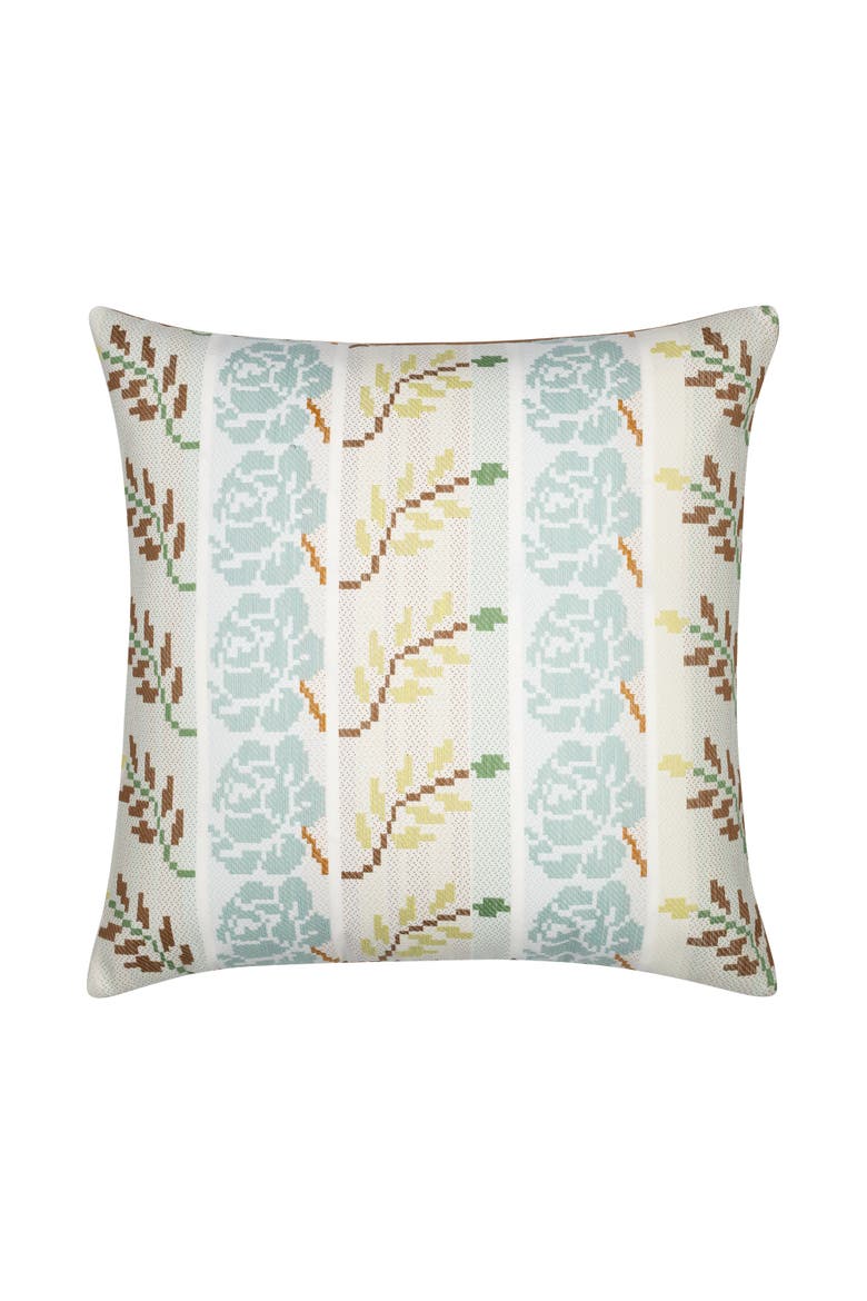 Revival Botanical Indoor & Outdoor Woven Accent Pillow & Insert, Main, color, Anew