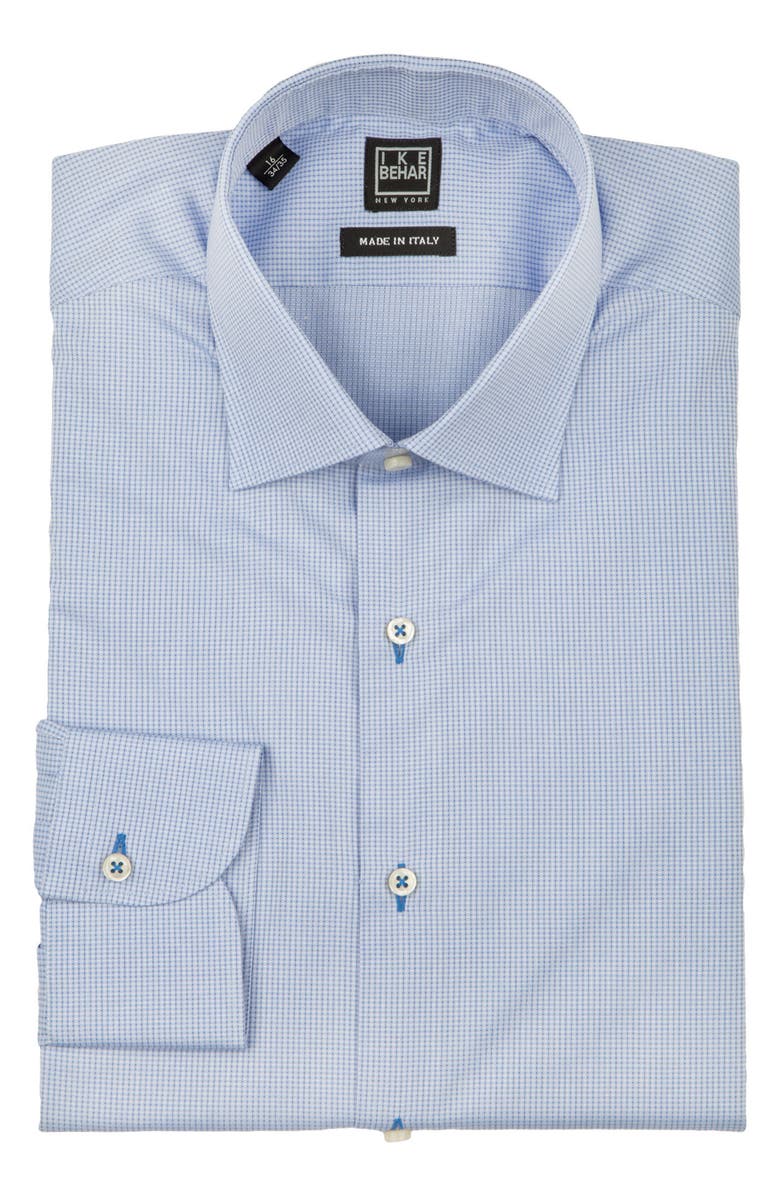 Ike Behar Regular Fit Solid Dress Shirt, Alternate, color, 