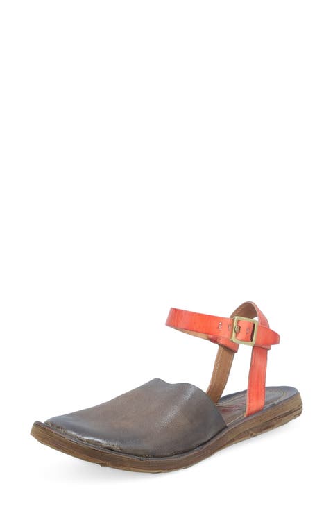 Rodrick Ankle Strap Flat (Women)