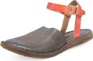 A.S.98 Rodrick Ankle Strap Flat
