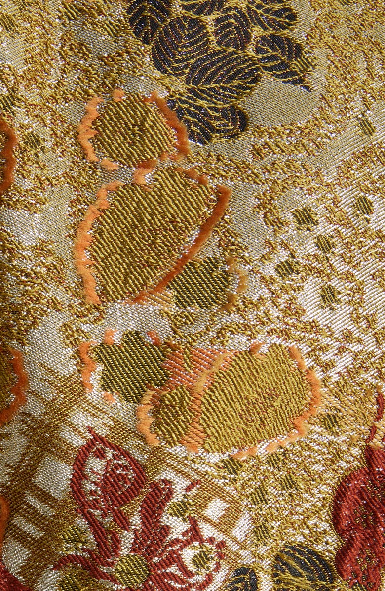 Dries Van Noten Bylee Metallic Floral Brocade Blazer, Alternate, color,