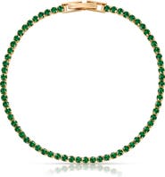 Ettika Minimalist Cubic Zirconia Tennis Bracelet