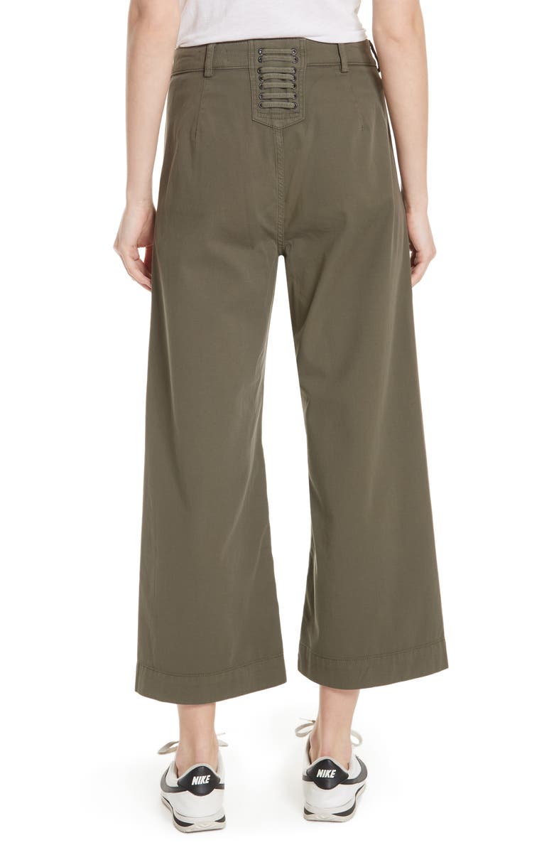 A.L.C. Finley Wide Leg Crop Pants, Alternate, color, 