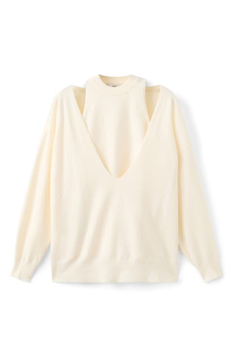 Oversize Combined Sweater