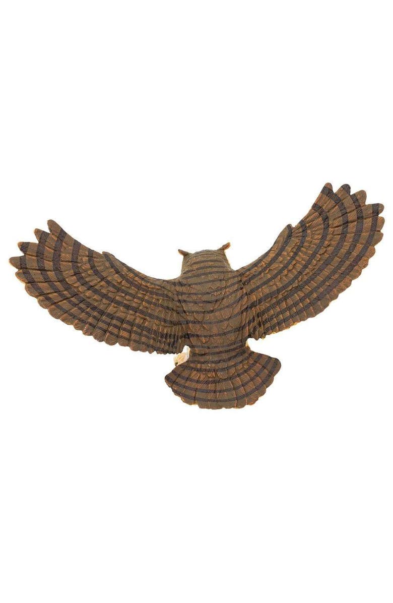 Safari Ltd. Great Horned Owl Kids Toy Figure, Alternate, color, NO COLOR