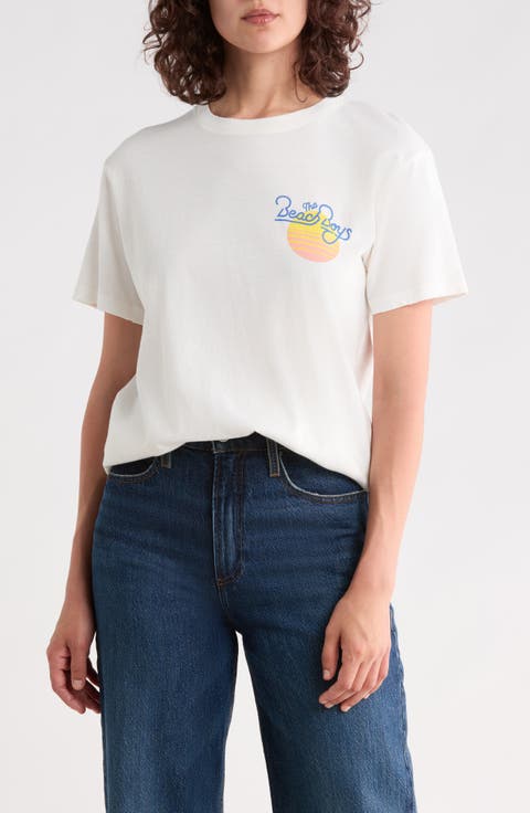 Beach Boys Palm Waves Graphic T-Shirt