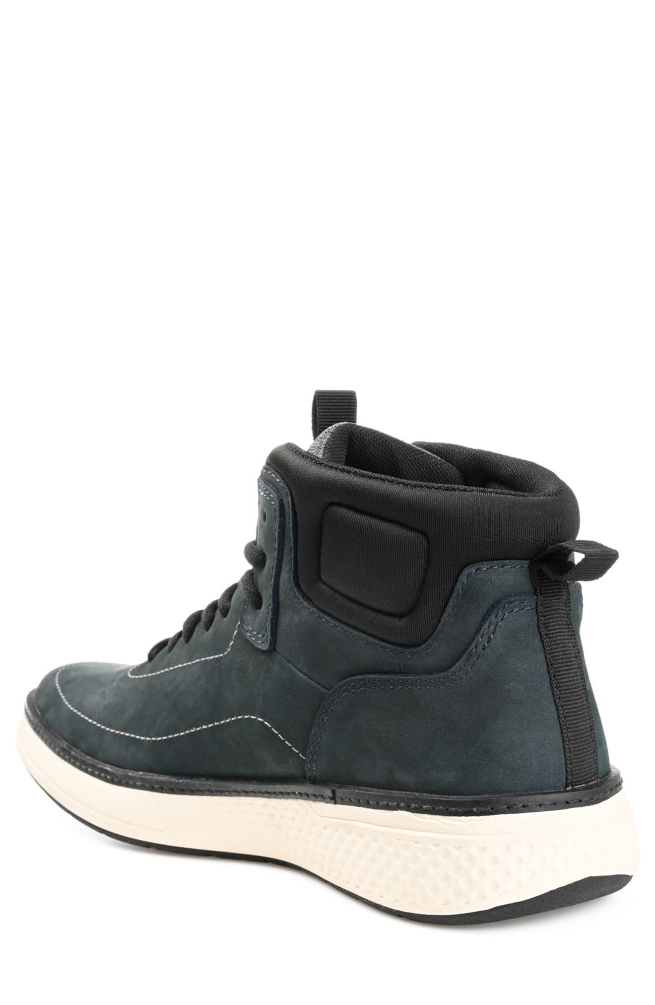 Roam High Top Leather Sneaker, Alternate, color, BLUE