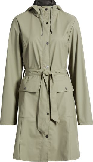 【RAINMAKER】STRETCH BELTED JACKET Black Rain Jacket LPW – Cowlitz River Rigging