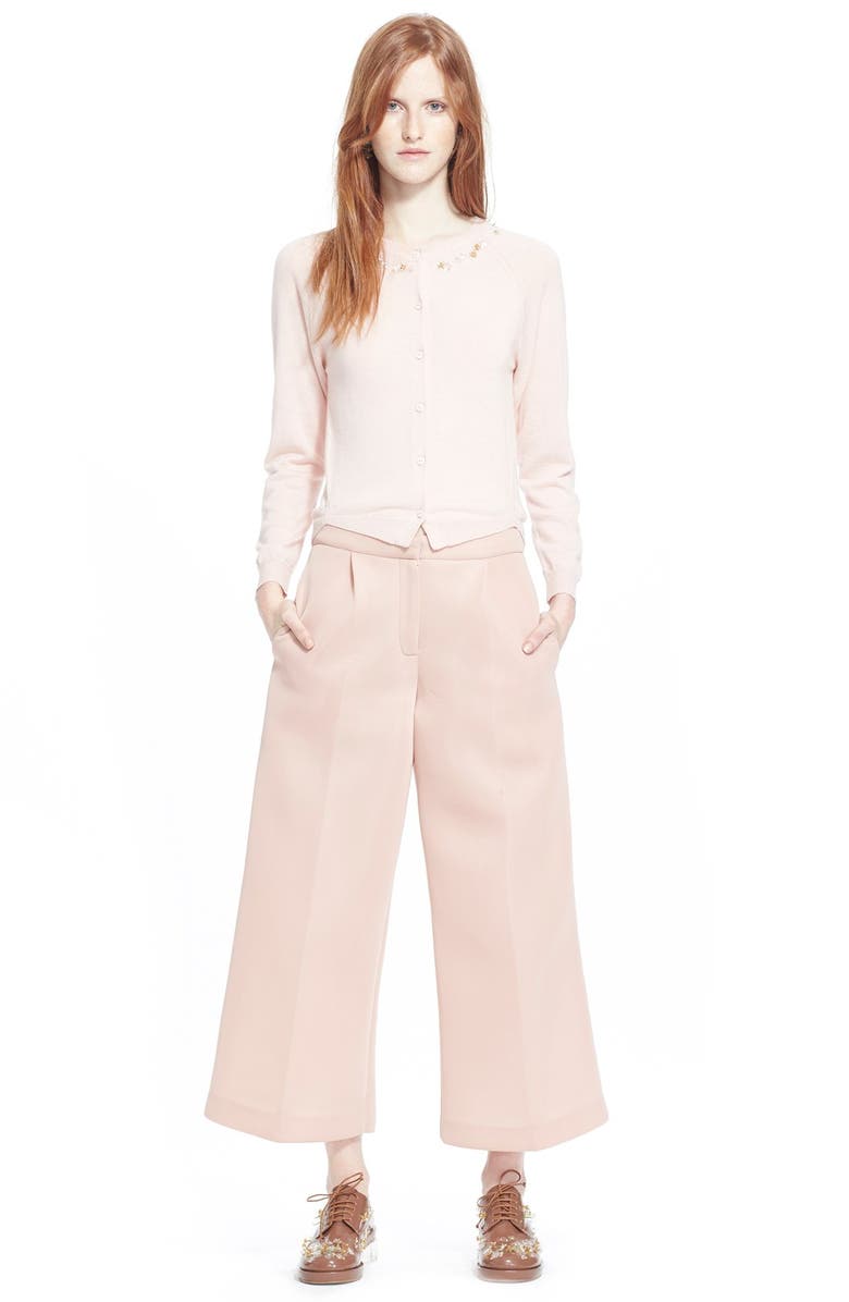 Simone Rocha Wool, Silk & Cashmere Cardigan, Alternate, color, 
