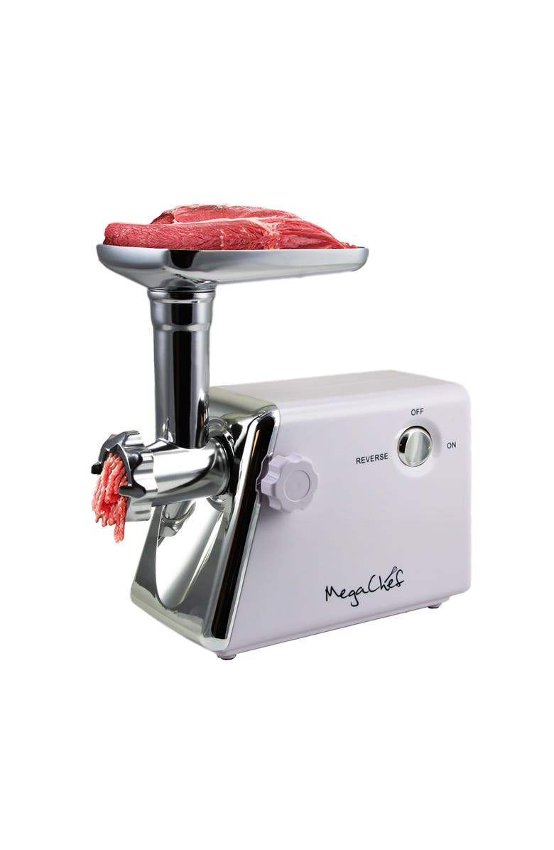 Megachef 1200 Watt Ultra Powerful Automatic Meat Grinder for Household Use, Alternate, color, 