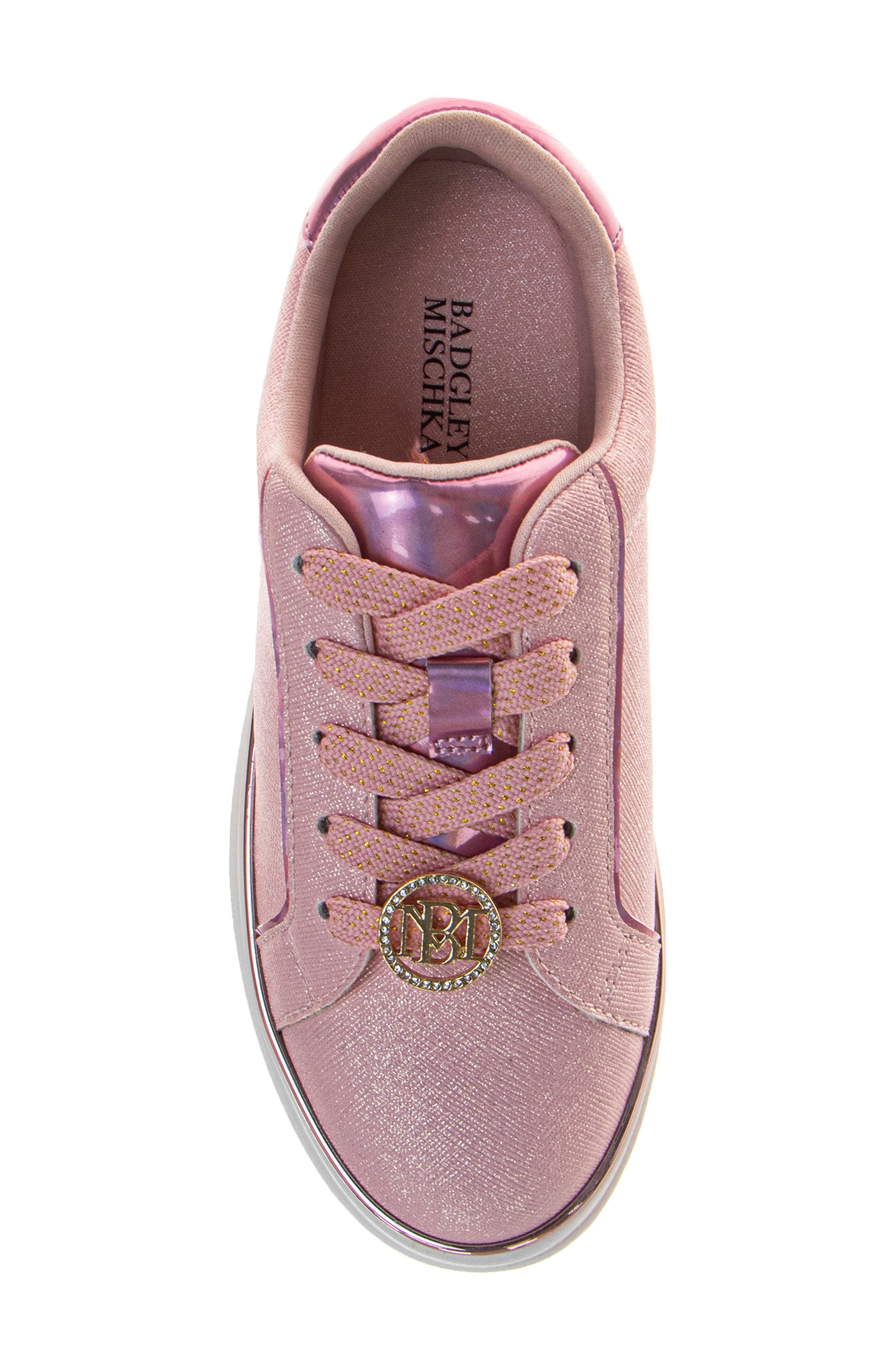 BADGLEY MISCHKA Kids' Sneaker, Alternate, color, Pink