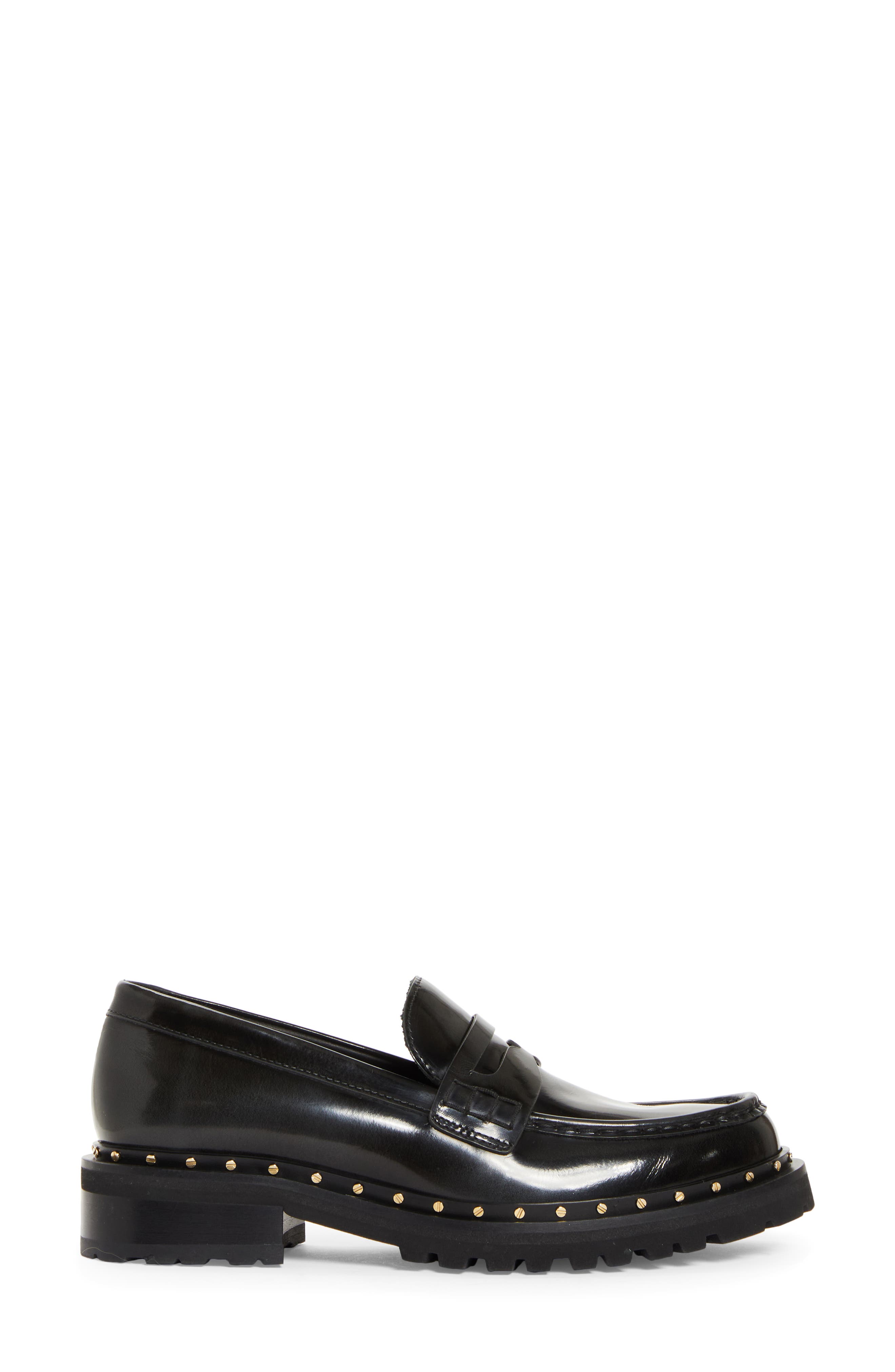 Golden Goose Chunky Penny Loafer, Alternate, color, Black