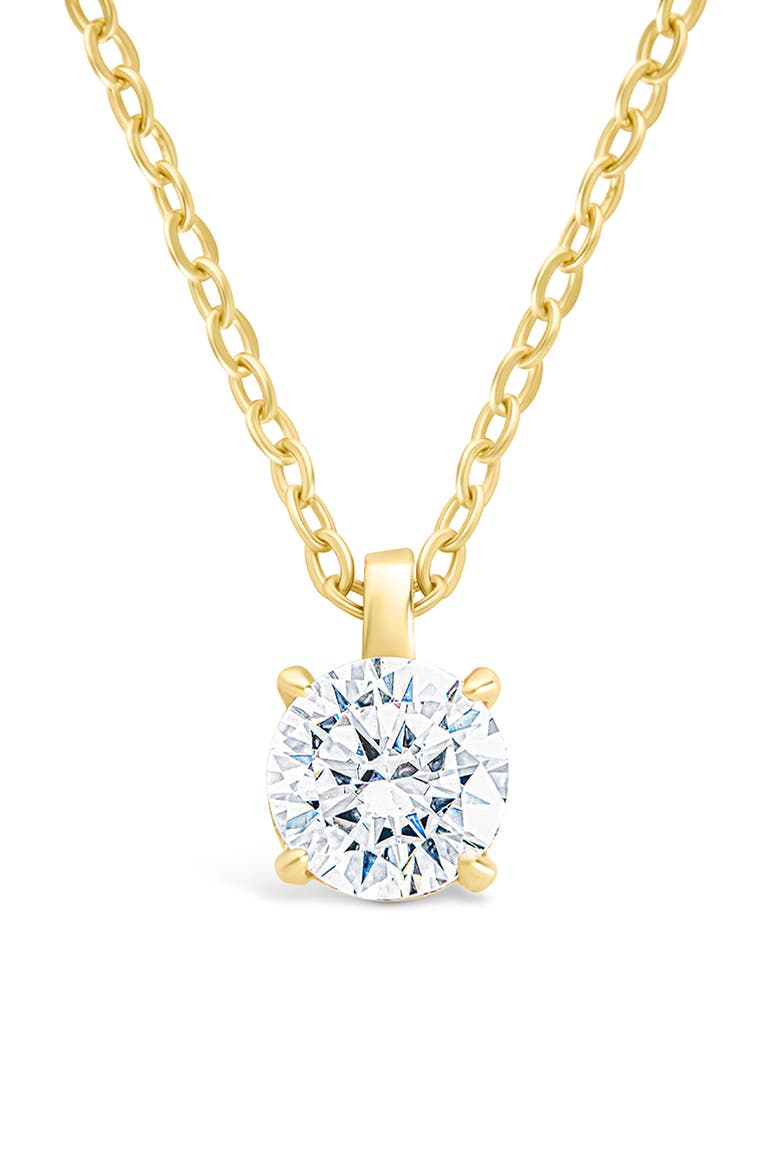Round Cubic Zirconia Pendant Necklace video