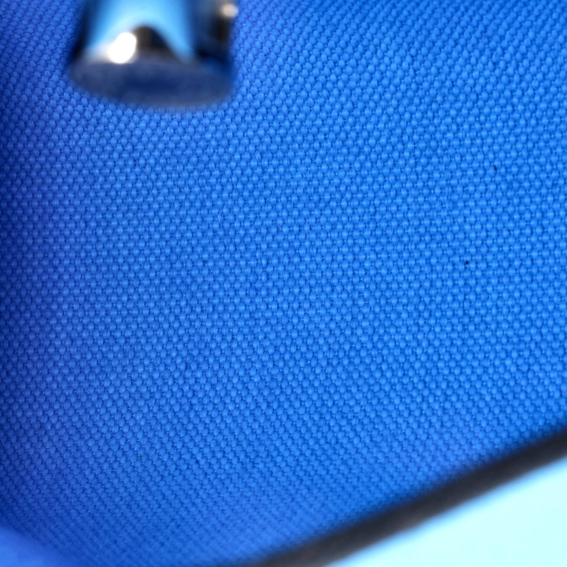 Pre-Owned Hermes Herbag Zip Toile and Leather 20, Alternate, color, Bleu Riviera