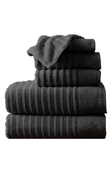 Combed Cotton 6-Piece Towel Set