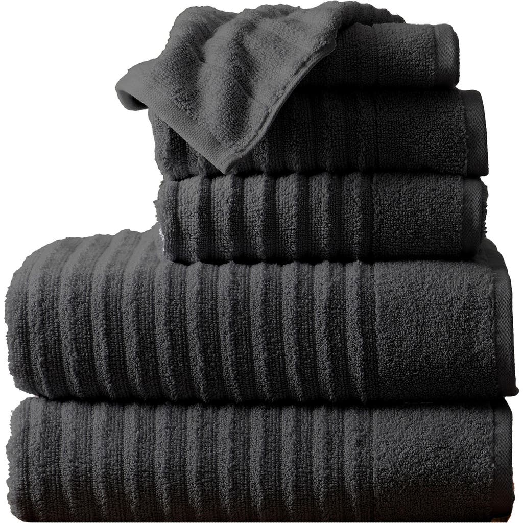 Woven & Weft Combed Cotton 6-piece Towel Set