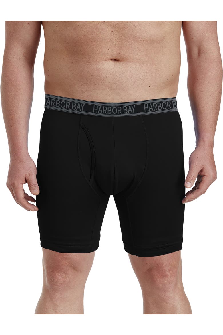 Performance Solid Boxer Brief, Alternate, color, BLACK