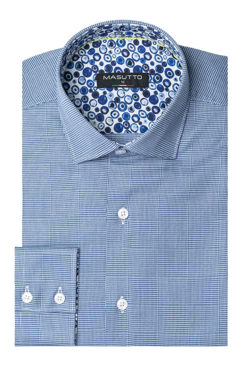 Murray Button Down Long Sleeve Shirt, Main, color, Blue
