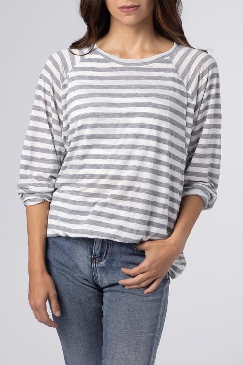 Bun Maternity Nursing Apparel Softie Nursing T Shirt Long Sleeve In Gray