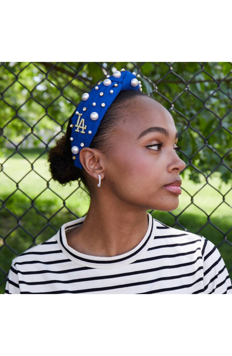 Lele Sadoughi MLB LA Dodgers Embellished Headband | Nordstrom display picture 1