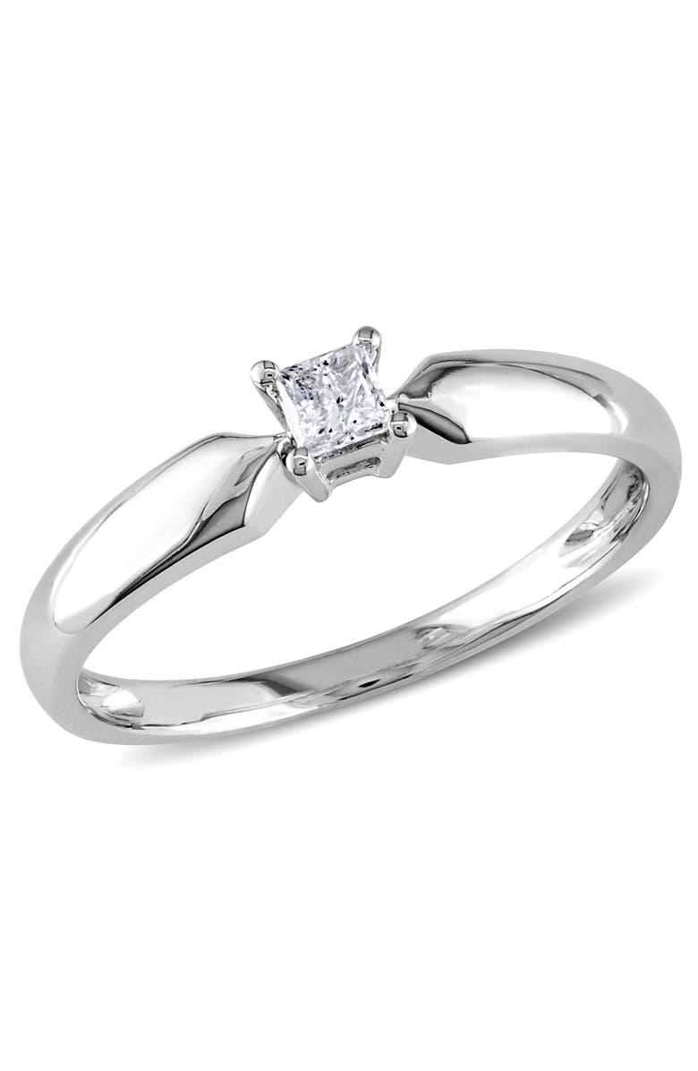 Julianna B. Diamond Solitaire Engagement Ring 10k, Main, color,
