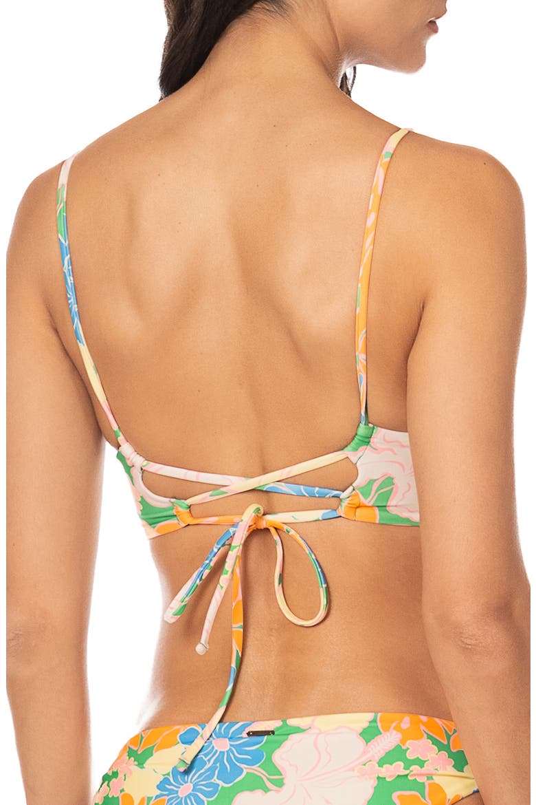 Tropic Lei Mirage Reversible Bikini Top, Alternate, color, OPEN GREEN