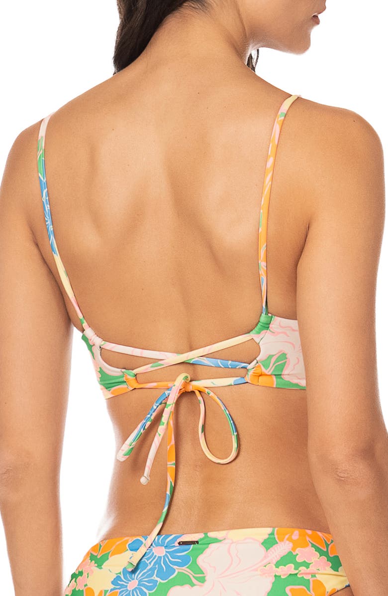 Maaji Tropic Lei Mirage Reversible Bikini Top, Alternate, color,
