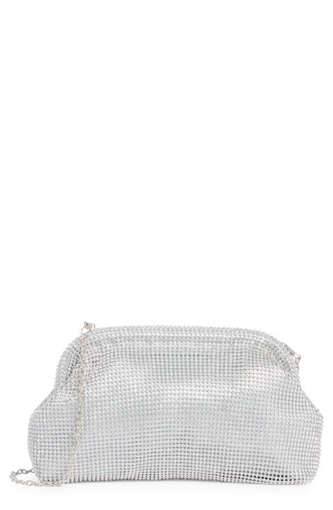 Kiana Rhinestone Frame Top Clutch