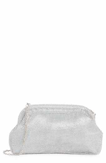 Jessica McClintock Kiana Rhinestone Frame Top Clutch