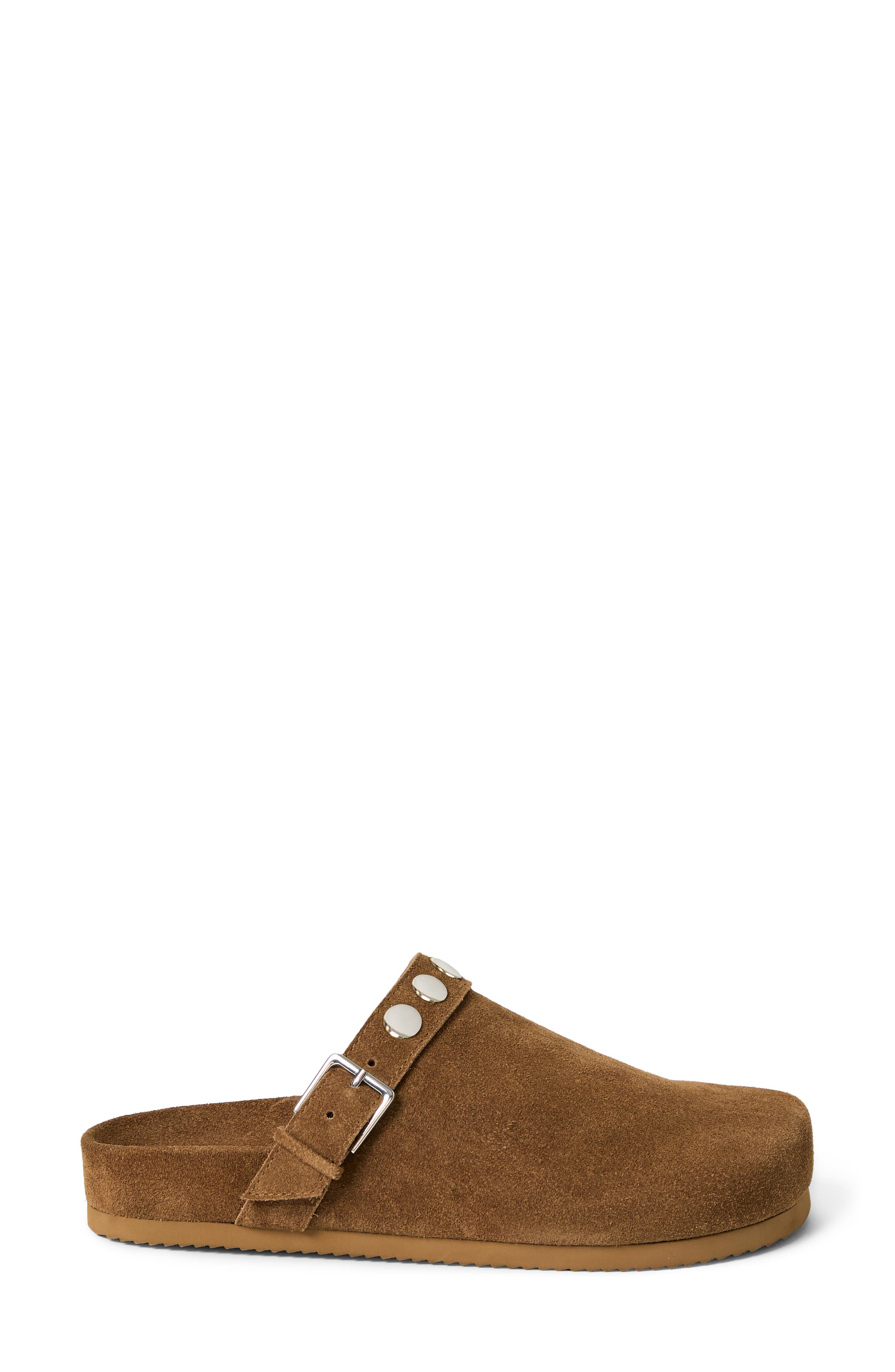 Weaver Studded Clog, Alternate, color, CHESTNUT