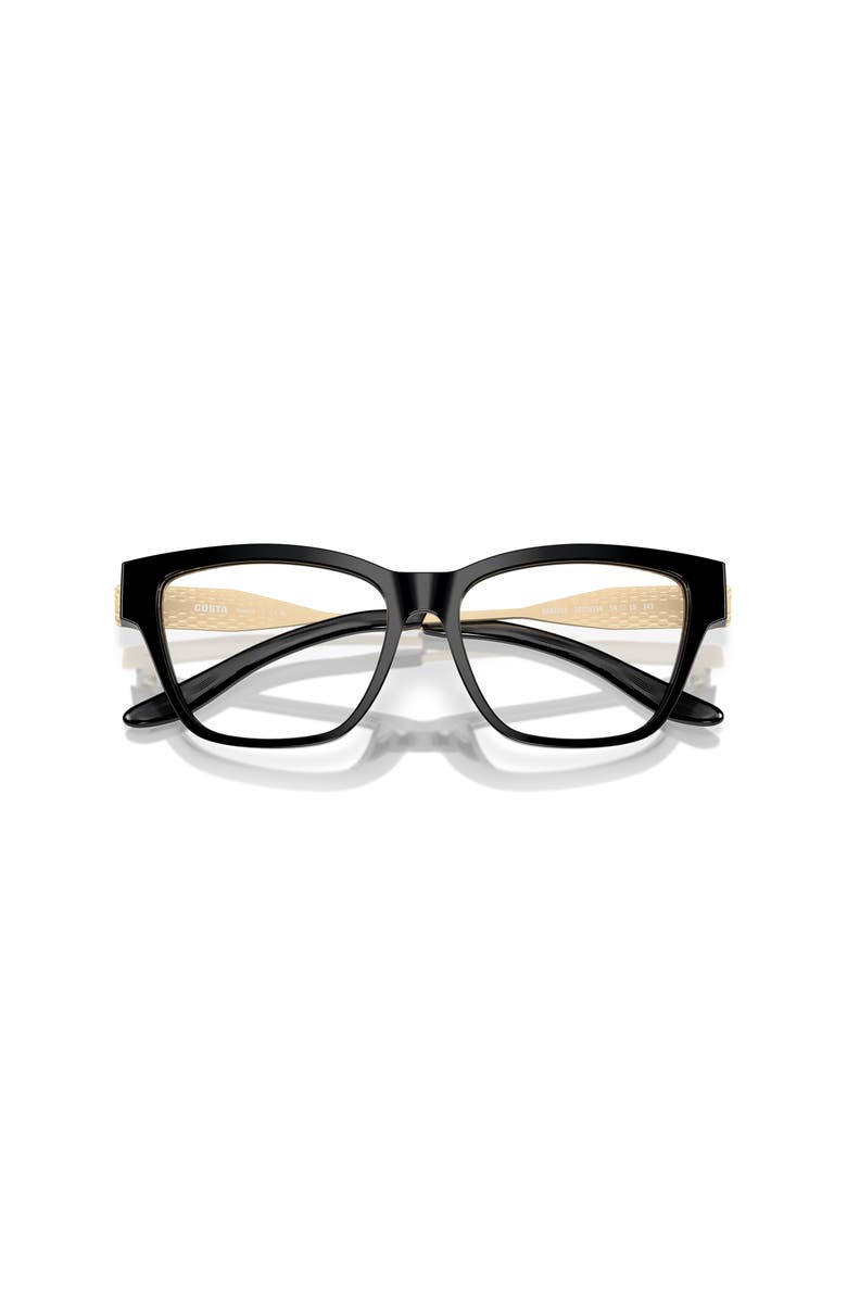 Costa 54mm Cat Eye optical glasses, Alternate, color, Black