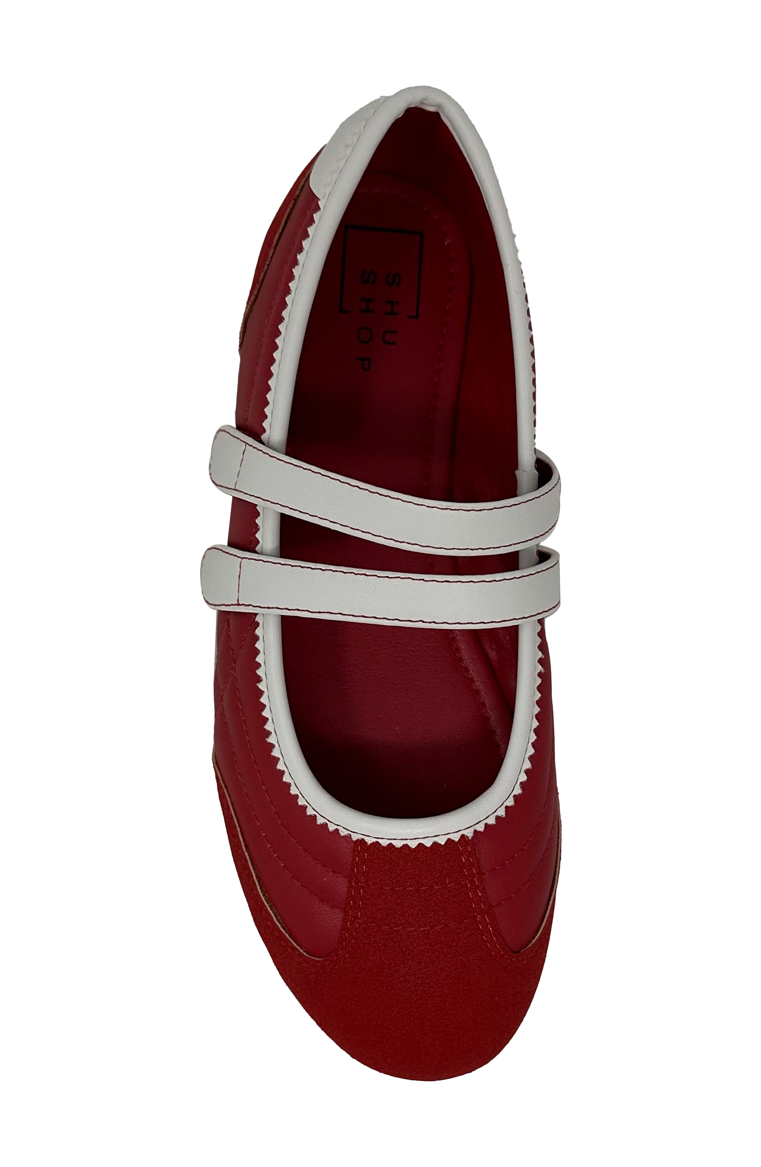 Salome Flat, Alternate, color, RED