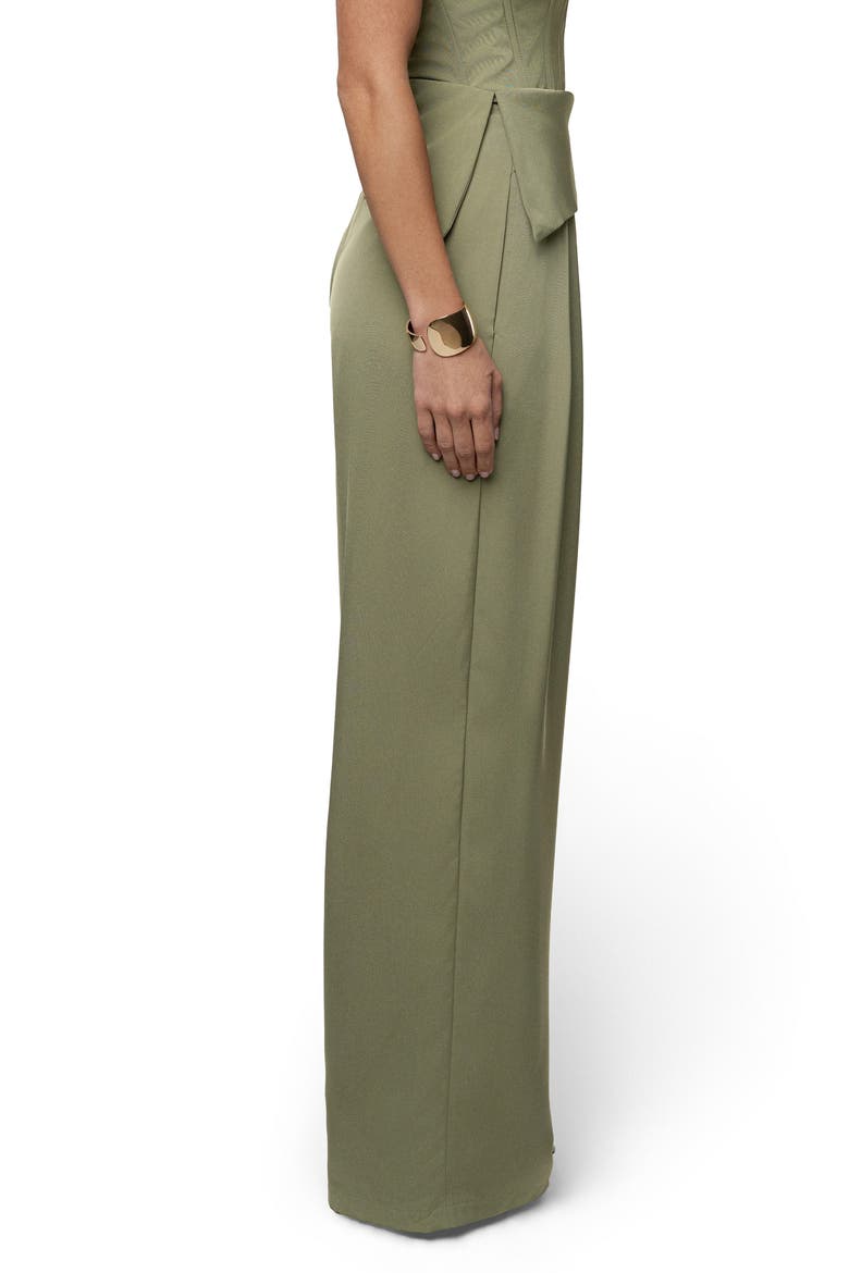 Executive High Waist Pants, Alternate, color, GREEN