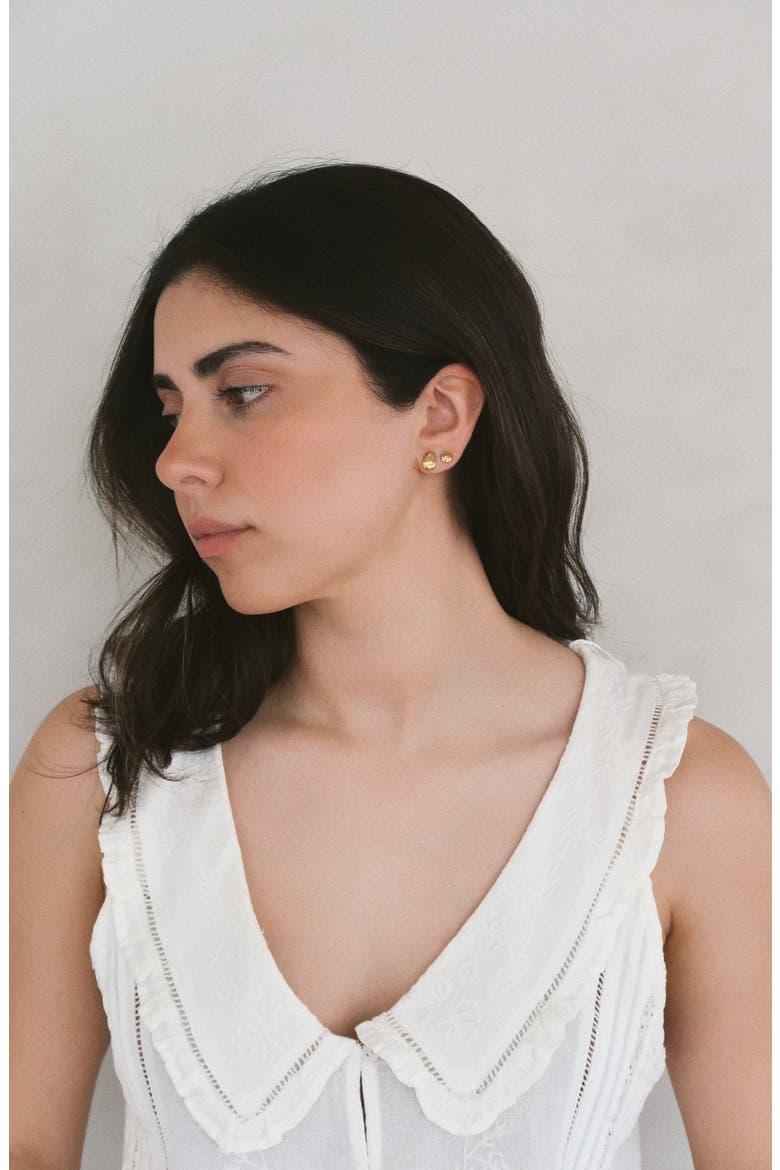 Bold Billow Earrings, Alternate, color, Gold