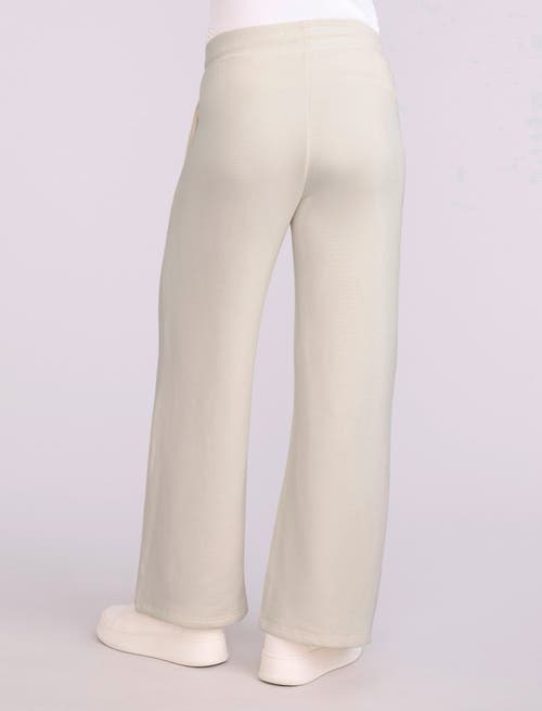 Motherhood Maternity Under The Belly Wide Leg Sweatpants In Neutral