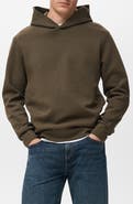 MANGO Regular Fit Fleece Hoodie