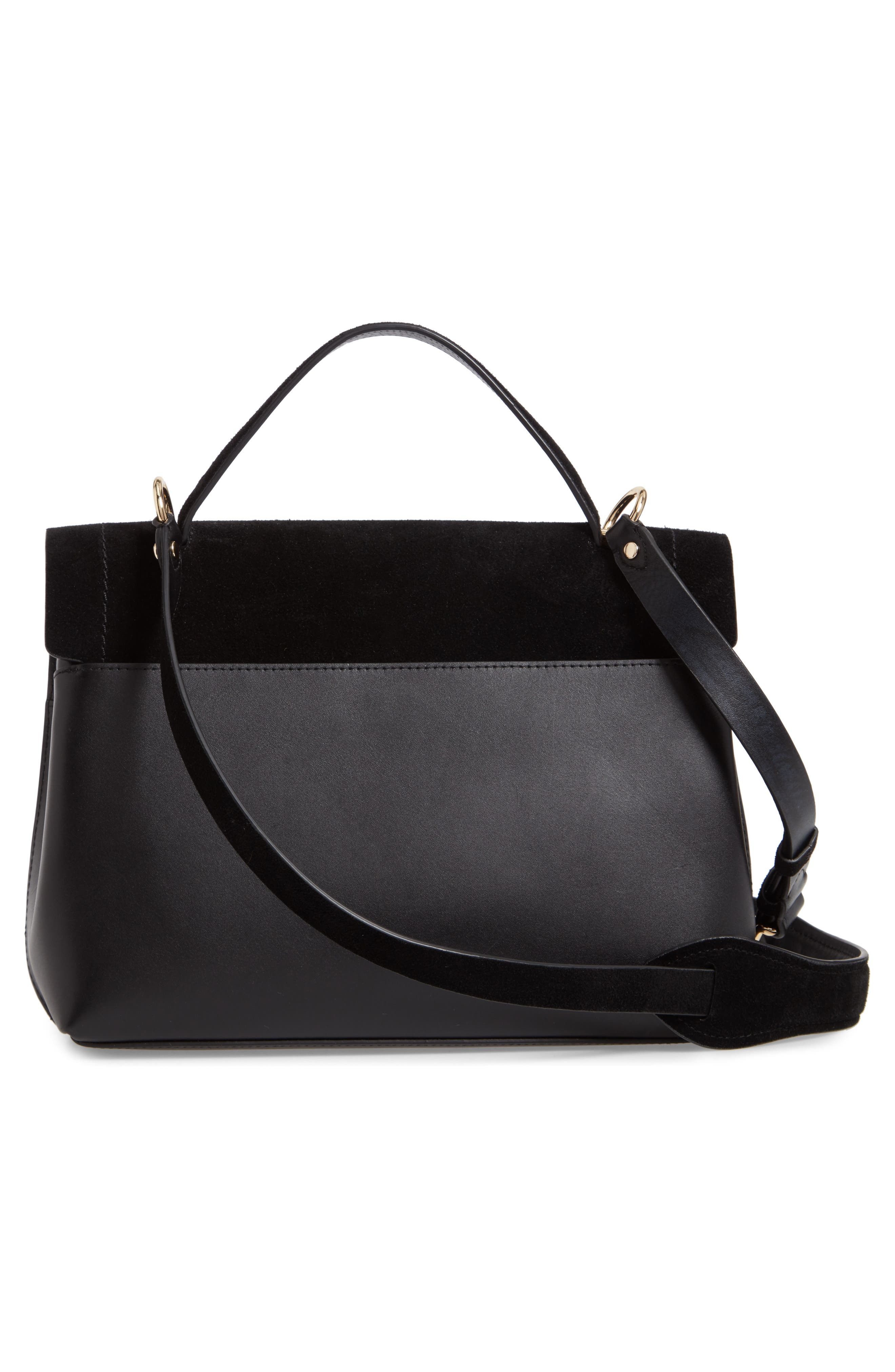 Rebecca Minkoff Stella Suede Satchel, Alternate, color, 